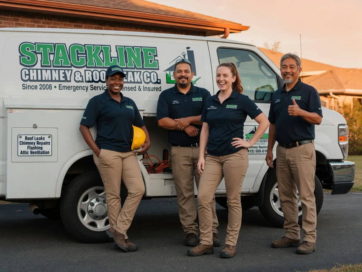 Chimney flashing repair company in Forsyth, IL